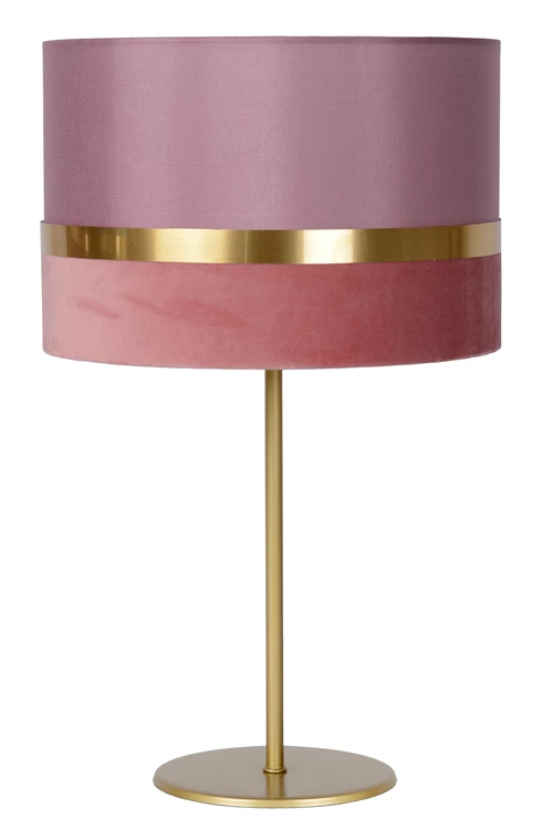 Lucide EXTRAVAGANZA TUSSE - Table lamp - Ø 30 cm - 1xE14 - Pink - turned off